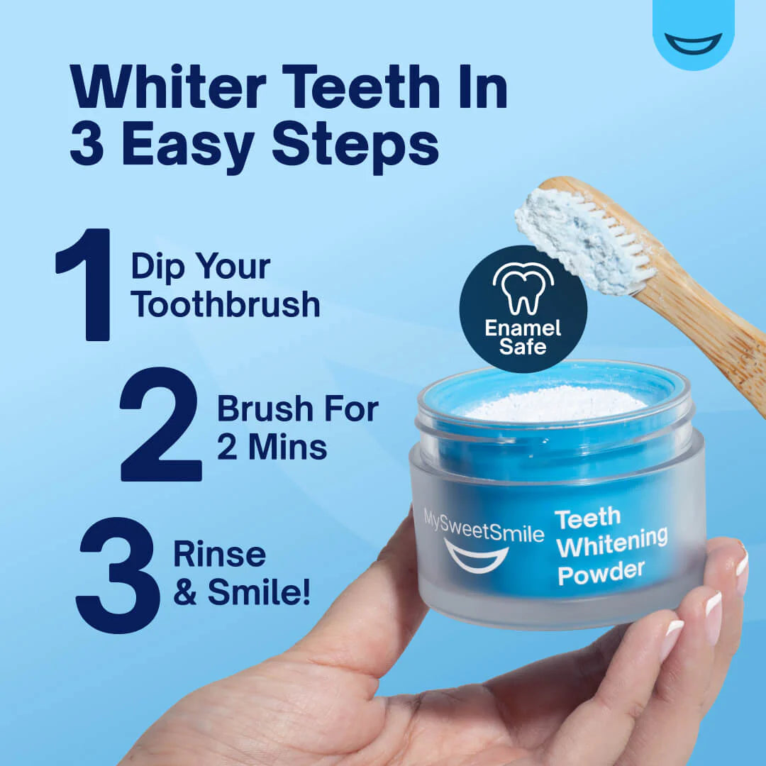Teeth Whitening Powder – For a Brighter, Confident Smile