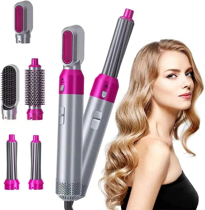 5-in-1 Hot Air Hair Styler – Salon Look at Home!