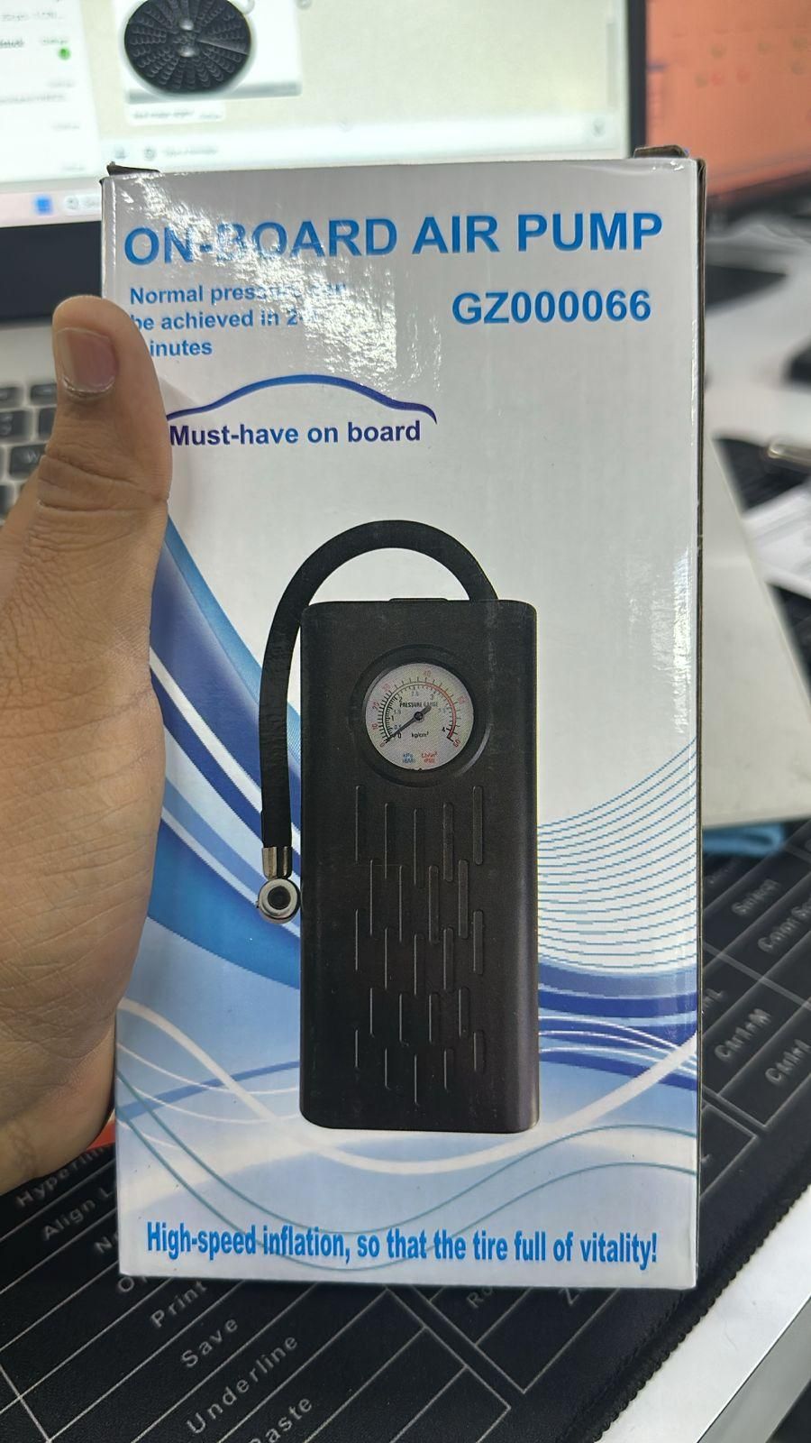 Markam Industries® Portable Air Compressor Tire Inflator – 150 PSI Cordless Air Pump