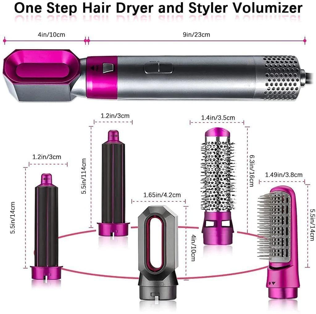 5-in-1 Hot Air Hair Styler – Salon Look at Home!